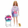 Barbie Malibu Stilist Bebek Oyun Seti HNK95 - Görsel 4