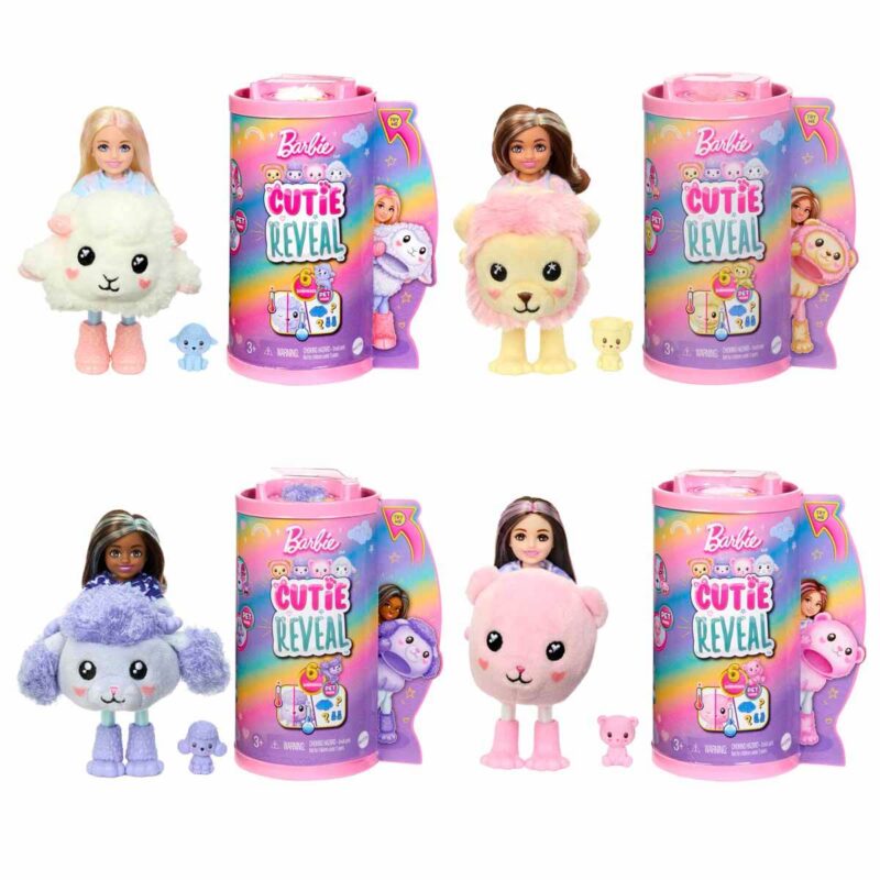 Barbie Cutie Reveal Bebekler Chelsea Sevimli Kostümler Serisi