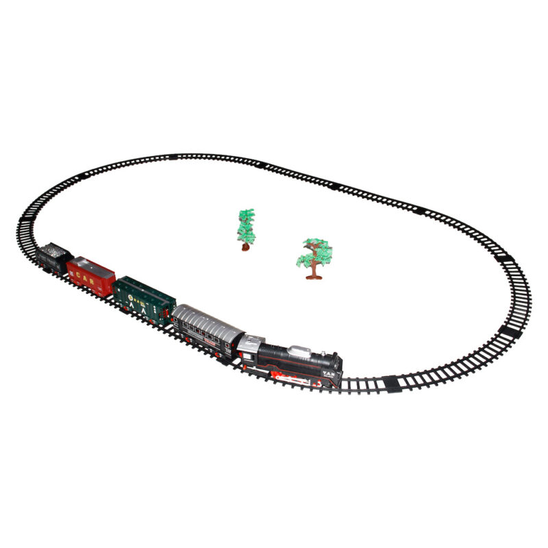  26 Parça Işıklı ve Sesli Classic Model Tren Set JHX6687 - Görsel 4